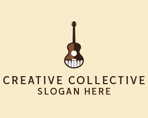 Guitar Piano Music logo design