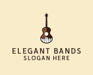 Guitar Piano Music logo design