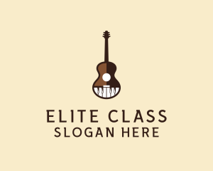 Guitar Piano Music logo design