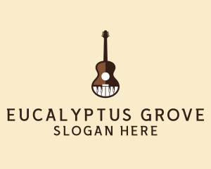 Guitar Piano Music logo design