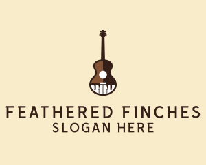 Guitar Piano Music logo design