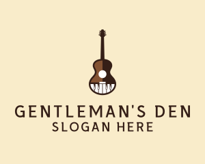 Guitar Piano Music logo design