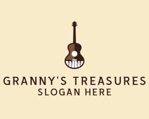 Guitar Piano Music logo design