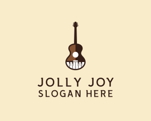 Guitar Piano Music logo design