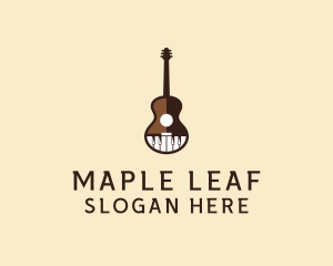 Guitar Piano Music logo design