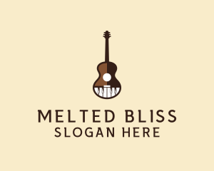 Guitar Piano Music logo design