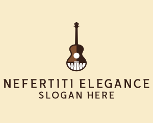 Guitar Piano Music logo design