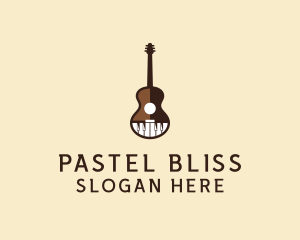 Guitar Piano Music logo design