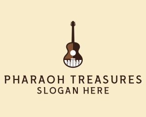 Guitar Piano Music logo design