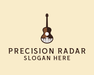 Guitar Piano Music logo design