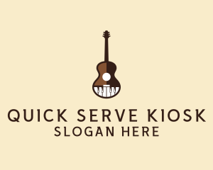 Guitar Piano Music logo design