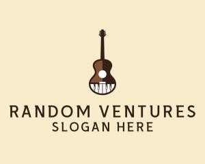 Guitar Piano Music logo design