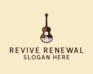 Guitar Piano Music logo design