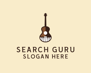 Guitar Piano Music logo design