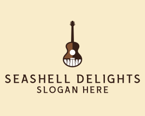 Guitar Piano Music logo design