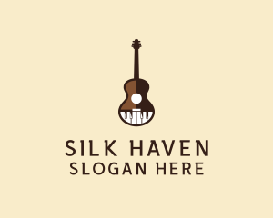 Guitar Piano Music logo design