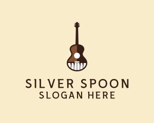 Guitar Piano Music logo design