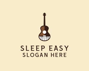 Guitar Piano Music logo design