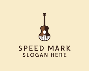 Guitar Piano Music logo design