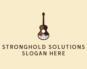 Guitar Piano Music logo design