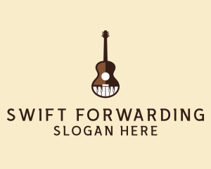 Guitar Piano Music logo design