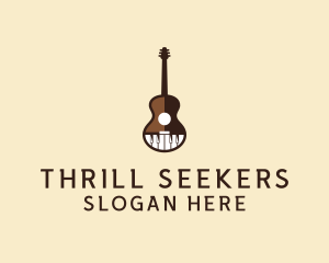 Guitar Piano Music logo design