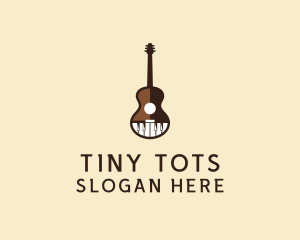 Guitar Piano Music logo design