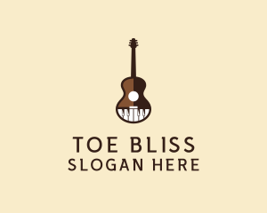 Guitar Piano Music logo design