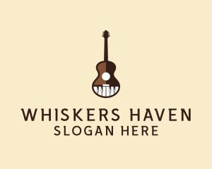 Guitar Piano Music logo design