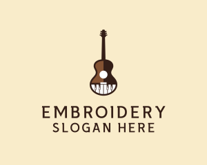 Guitar Piano Music logo design