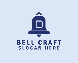 Bell - Blue Bell Letter B logo design