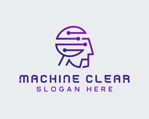 Human AI Cyber Tech Logo
