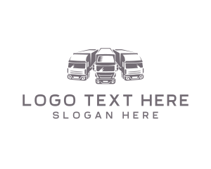 Trucking - Truck Cargo Logistics logo design