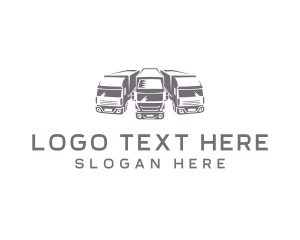 Truck Cargo Logistics Logo