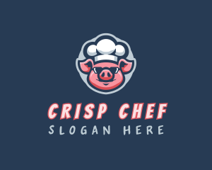 Cooking Pig Chef logo design