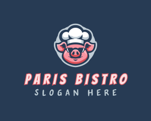 Cooking Pig Chef logo design