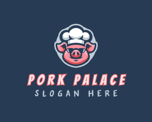 Cooking Pig Chef logo design