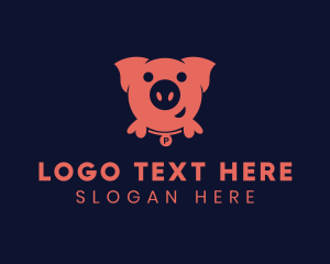 Butcher - Pig Livestock Farm logo design