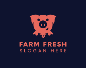 Pig Livestock Farm logo design