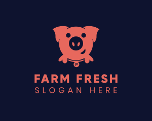 Livestock - Pig Livestock Farm logo design