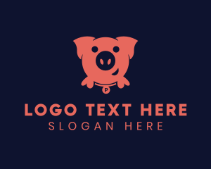 Piglet - Pig Livestock Farm logo design