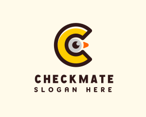 Chick Letter C logo design