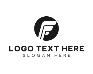 Geometric - Athletic Apparel Letter F logo design