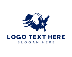 Patriotic - Patriotic Eagle United States logo design