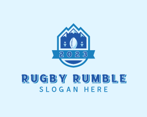 Rugby - Rugby Mountain League logo design