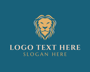 Illustration - Lion Beast Head logo design