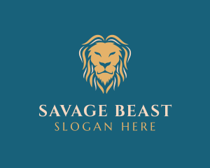 Lion Beast Head logo design