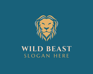 Lion Beast Head logo design