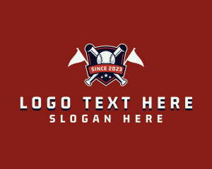 Sport Baseball League Logo