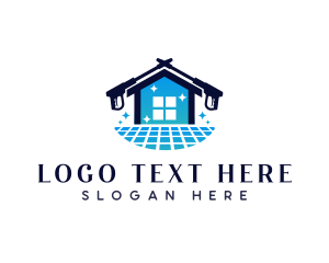 Shiny - Pressure Washer Tile Cleaner logo design
